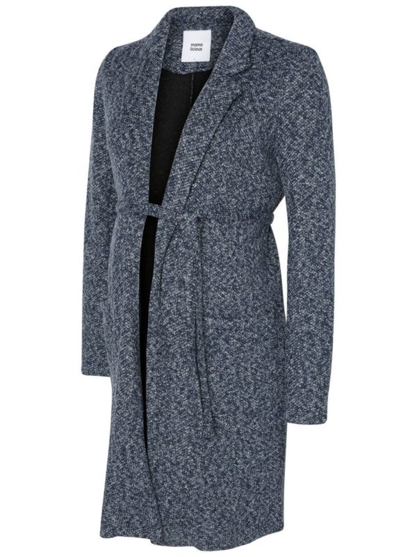 WOVEN SPRING MATERNITY CARDIGAN