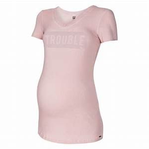 t-shirt Trouble pink