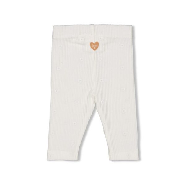 Feetje Legging rib met borduursels - Strawberry Fields