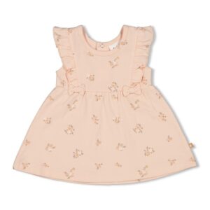 Feetje Jurk ruches AOP - Bloom With Love
