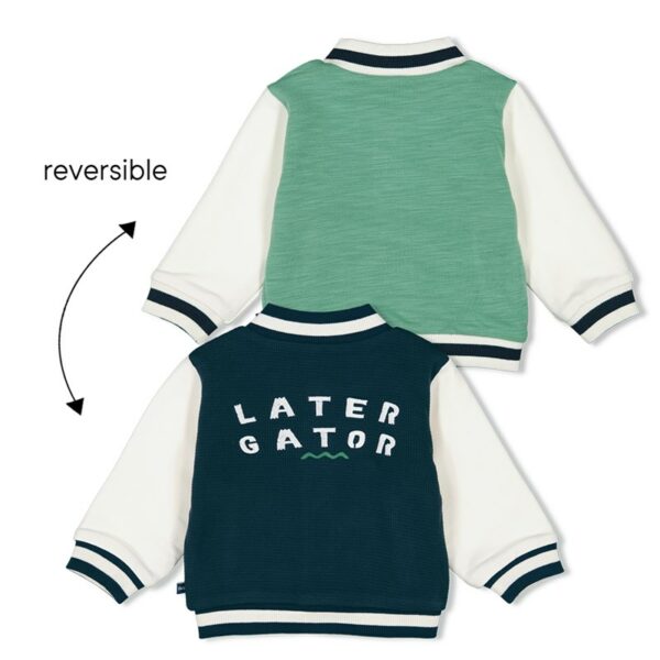 Feetje Omkeerbaar bomberjack - Later Gator